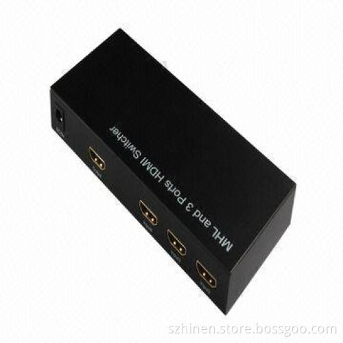 One MHL Input and 3 Ports HDMI Input Switcher